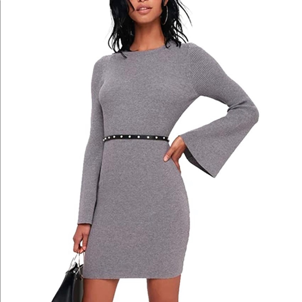Womens Bodycon Sweater Dress